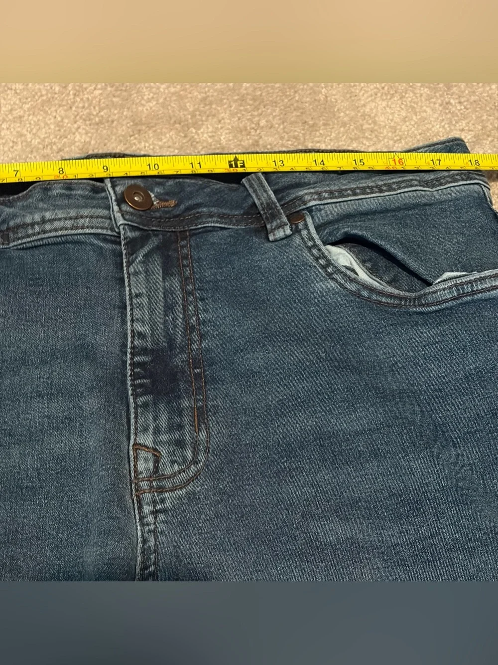 TPJ The Perfect Jeans Men’s Size 36x36 Athletic Fit Dark Wash Stretch